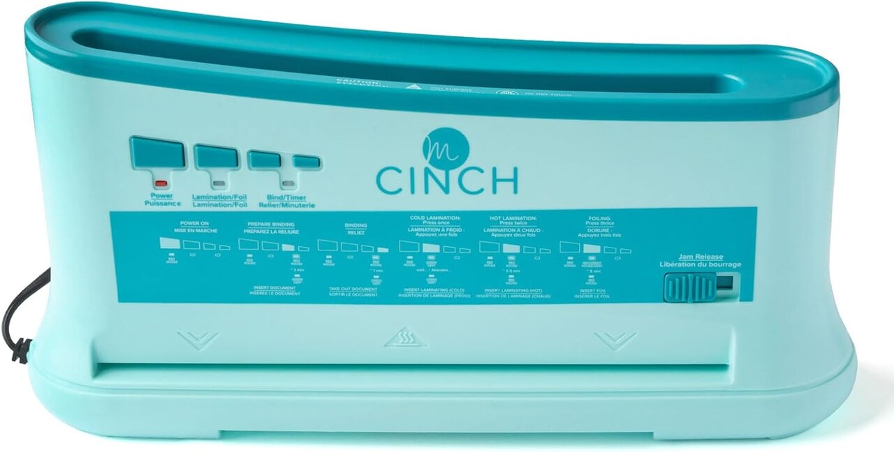 We R Makers Minc Cinch Book Binding Machine, Thermal Binding and Foil Applicator 60001164